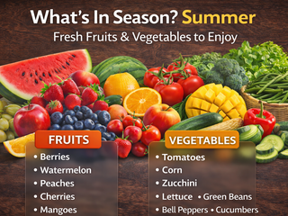 What’s In Season? Summer Fruits & Vegetables | Fresh Buyzar