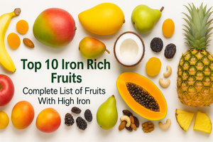 Top 10 Iron Rich Fruits: Complete List of Fruits With High Iron